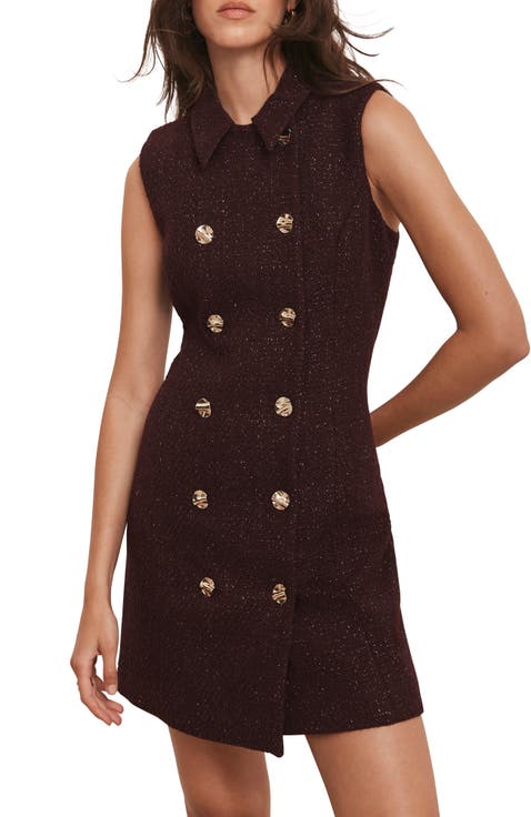 Boucle Mini Shift Dress