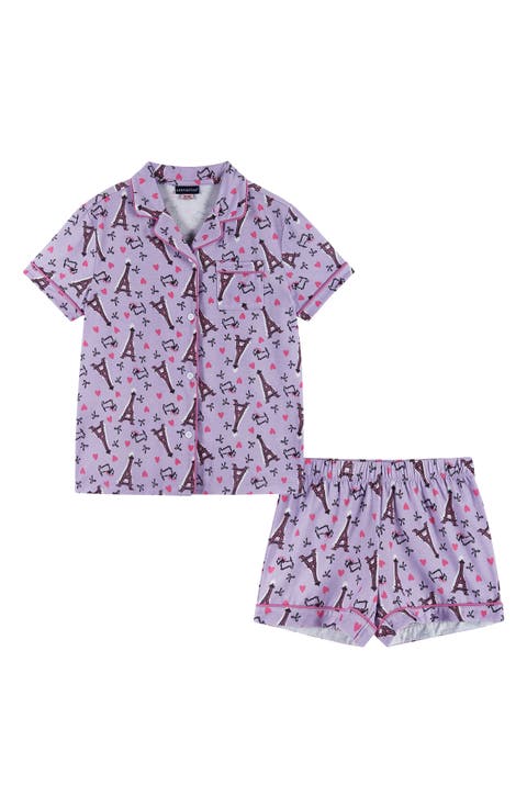 Kids' Button Down Short Pajamas (Little Kid & Big Kid)