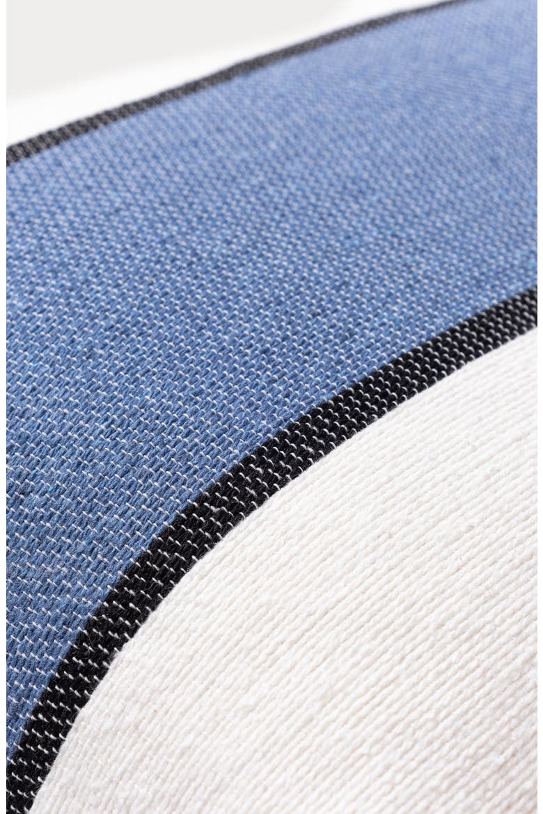 Stripe Decorative Throw Pillow, Alternate, color, BLUE