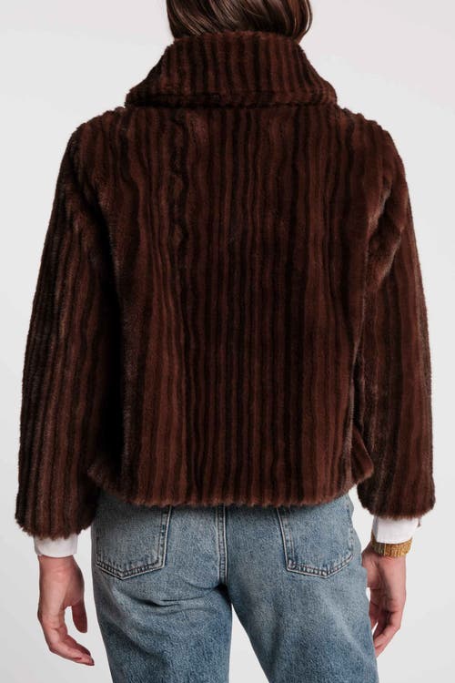 Frances Valentine Babe Jacket In Brown