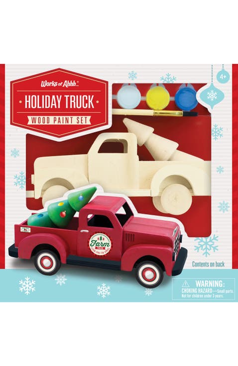Holiday Truck Wood Paint Kit