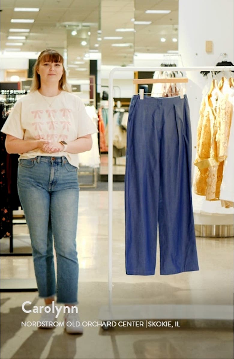Pleated Wide Leg Pants, sales video thumbnail