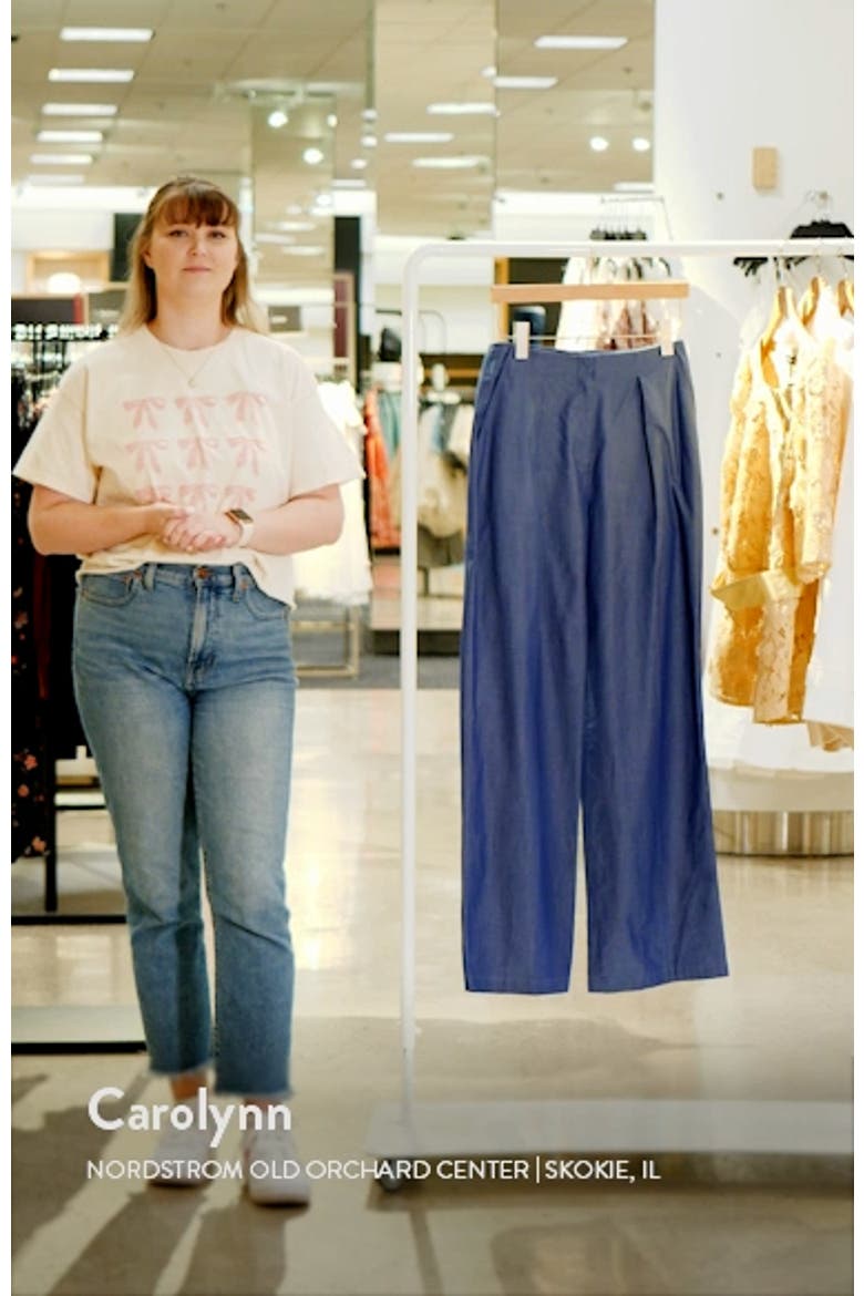 Pleated Wide Leg Pants video