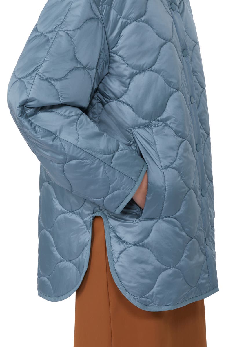 MM by Max Mara Zante Quilted Jacket, Alternate, color, Avio