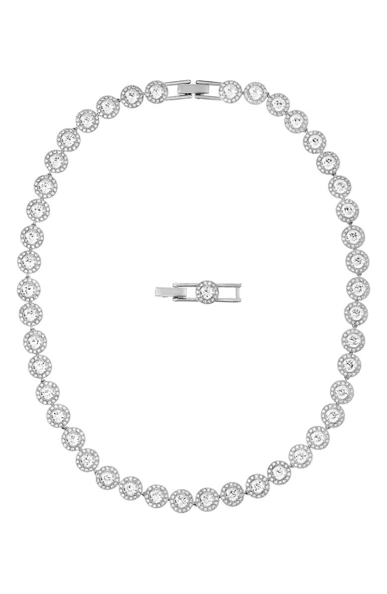 Swarovski Una Necklace, Alternate, color, White
