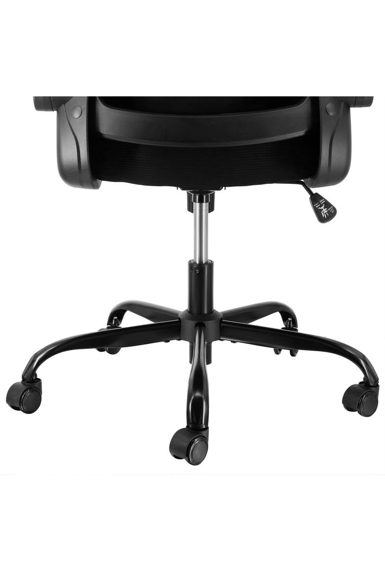 Full Back Adjustable Office Chair with Headrest, Alternate, color, Black