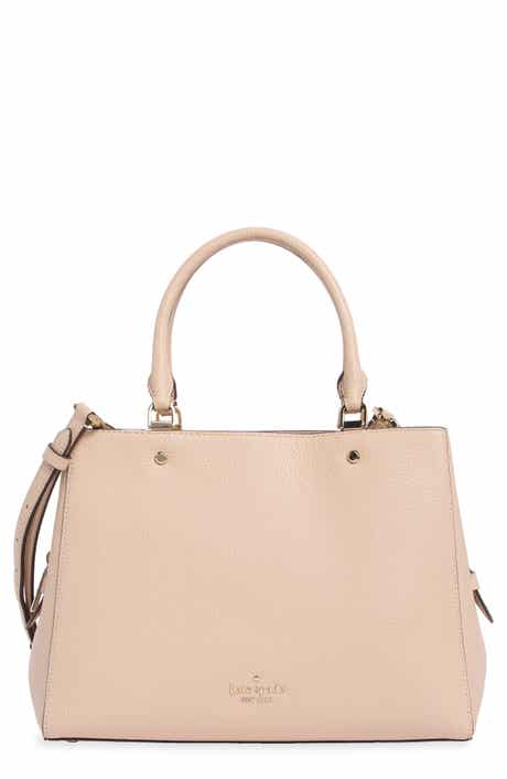 medium pebble leather satchel