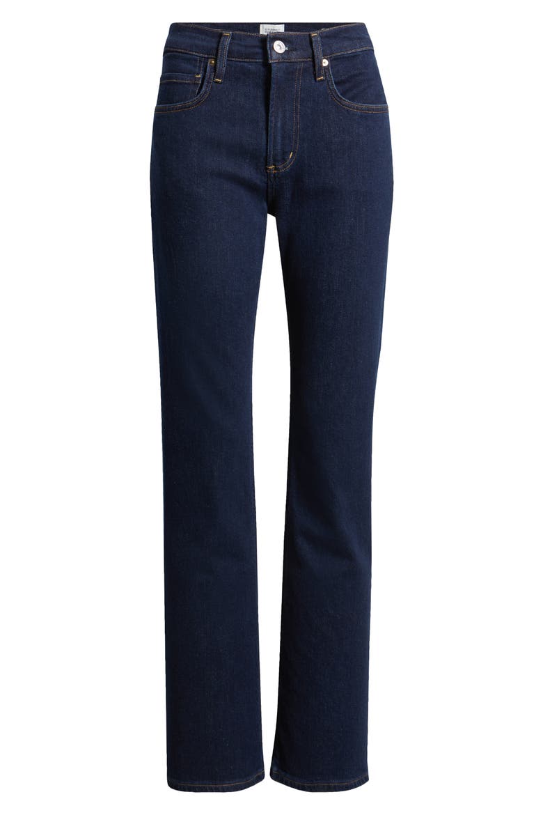 Genova Low Rise Bootcut Jeans, Alternate, color, DARK INDIGO
