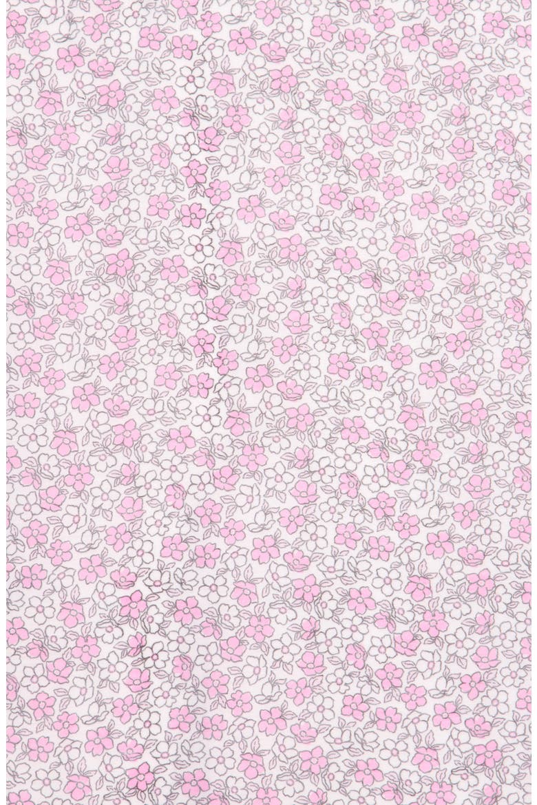 Floral Gauzy Scarf, Alternate, color, PINK