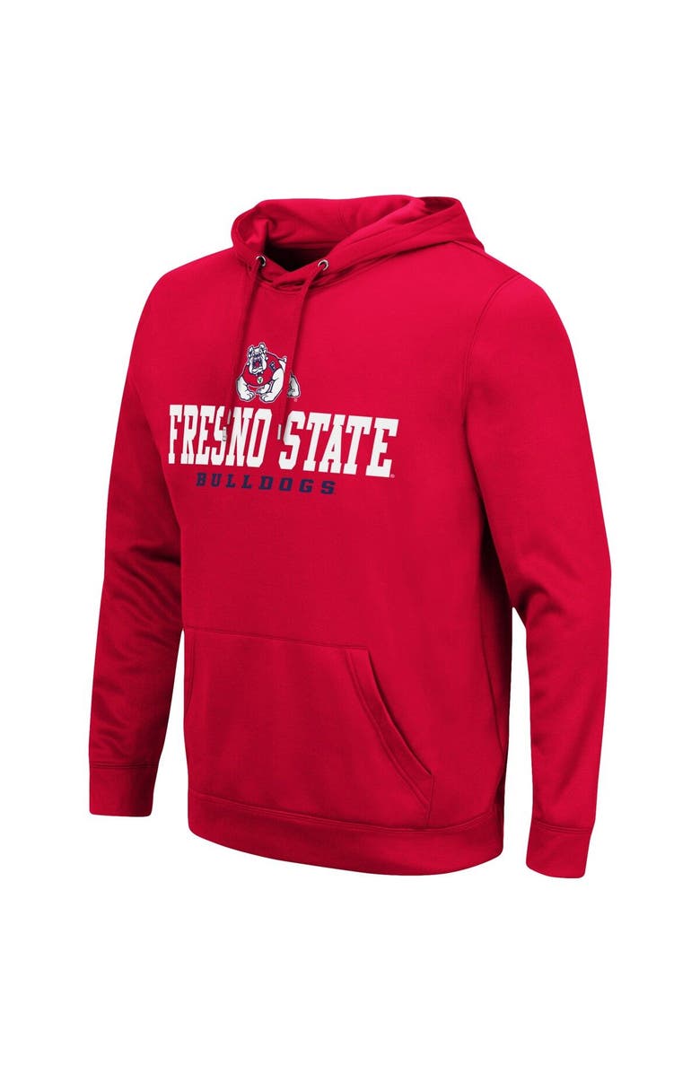 COLOSSEUM Men's Colosseum Red Fresno State Bulldogs Lantern Pullover Hoodie, Alternate, color, Red