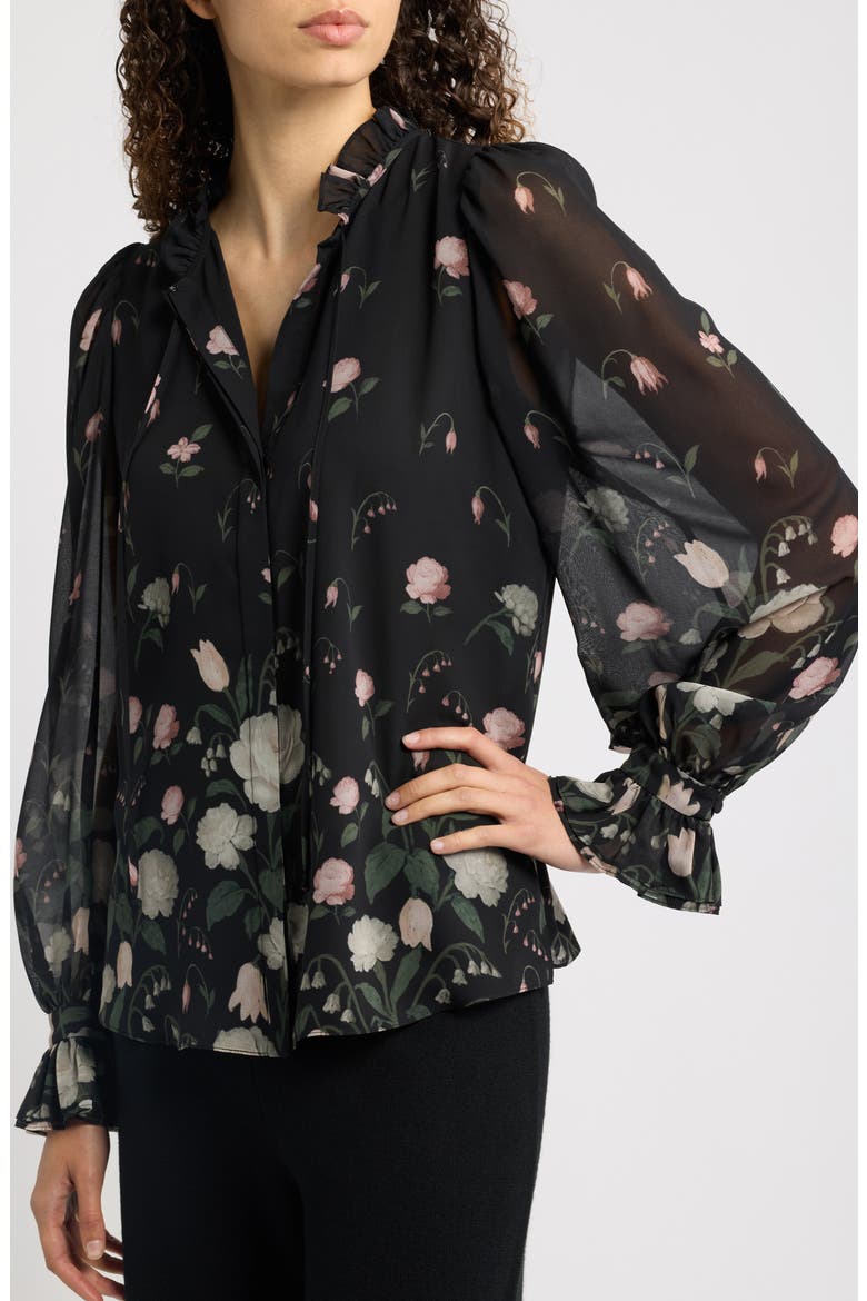 Jack Ruffled Floral Top, Alternate, color, BLACK MULTI