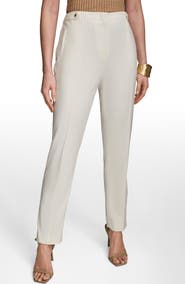 Donna Karan New York Tab Straight Leg Pants