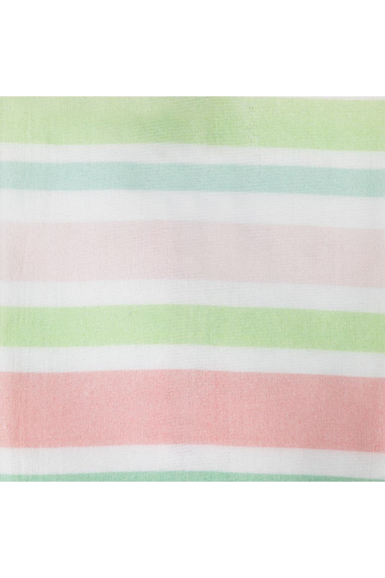 Stripes and Easter Eggs Kitchen Tea Towels - 26" - Set of 2, Alternate, color, White