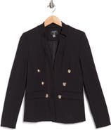 T Tahari Double Breasted Ponte Jacket
