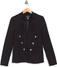 T Tahari Double Breasted Ponte Jacket