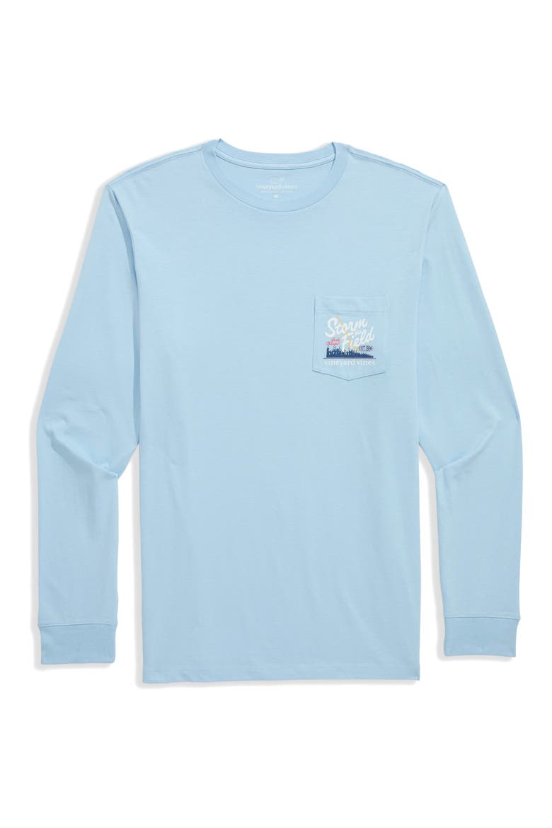 Storn the Field Long Sleeve Cotton Graphic T-Shirt, Main, color, JAKE BLUE