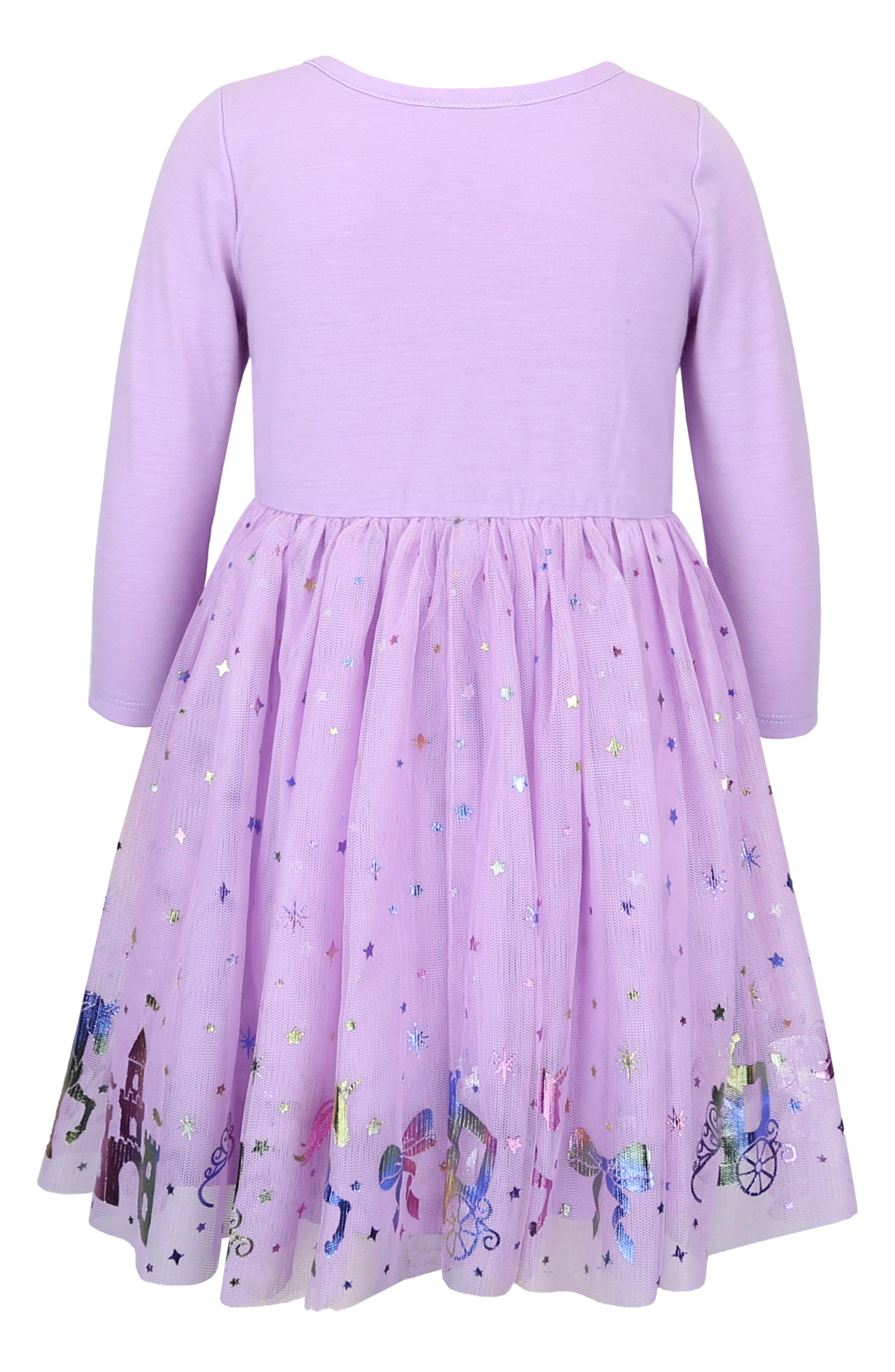 Kids' Princess Long Sleeve Tutu Dress
