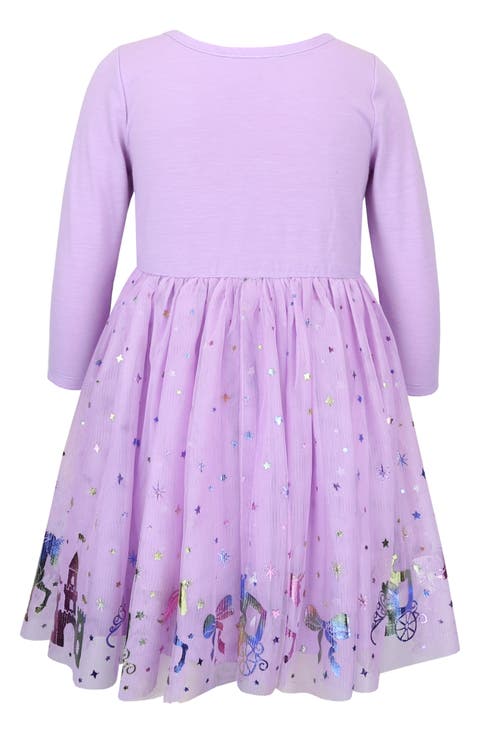 Kids' Princess Long Sleeve Tutu Dress