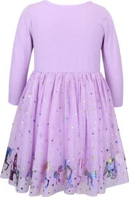 Zunie Kids' Princess Long Sleeve Tutu Dress