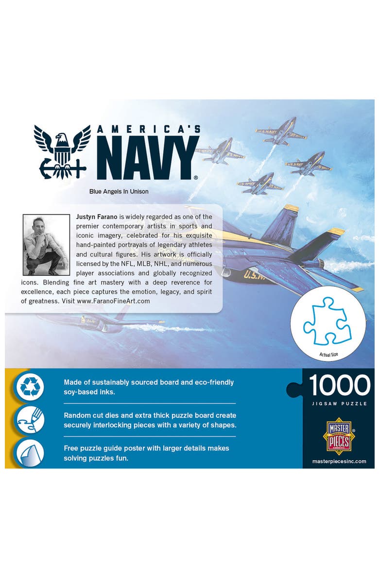 US Navy Blue Angels 1000 Piece Puzzle, Alternate, color, Multicolor