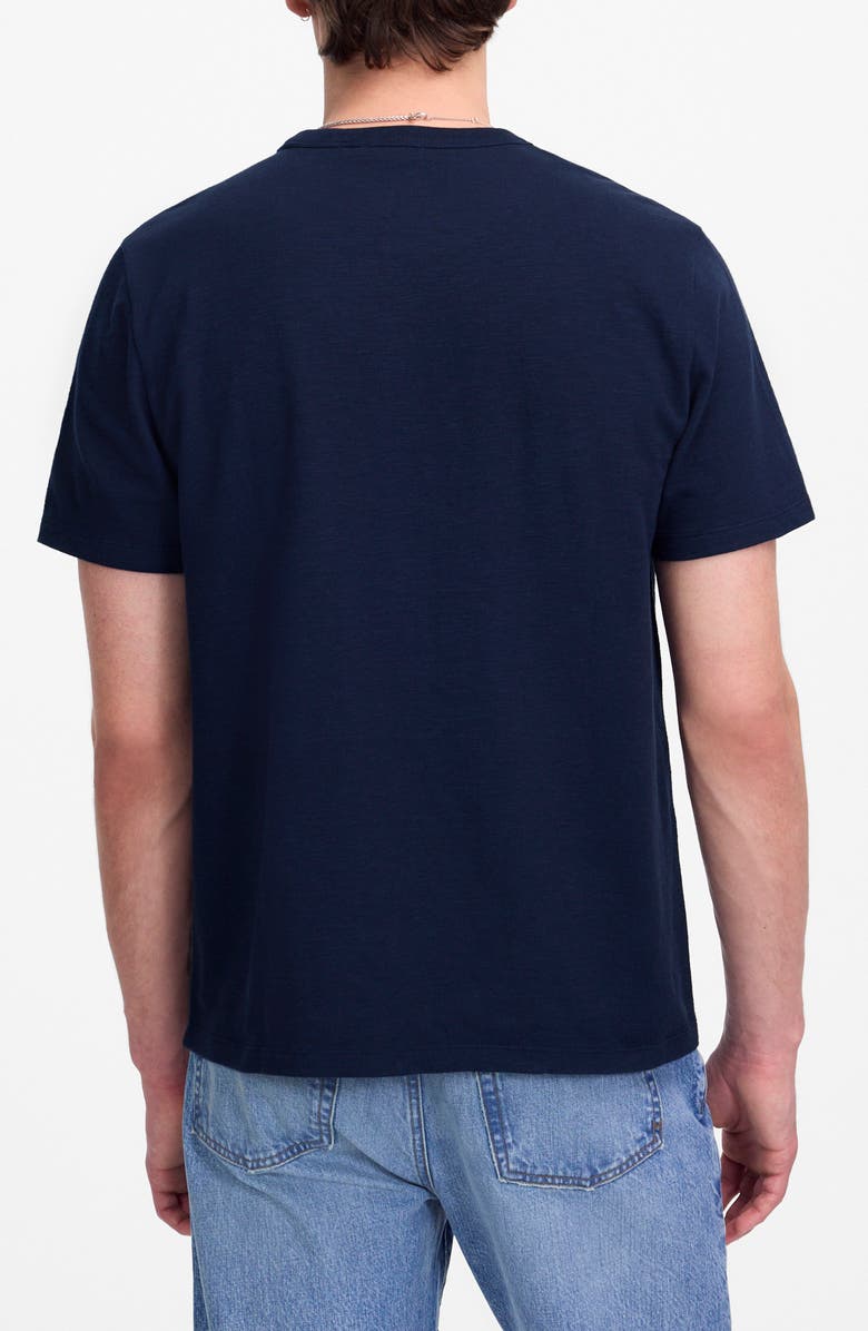 Madewell Heavyweight Cotton Slub T-Shirt, Alternate, color, Juniper Berry