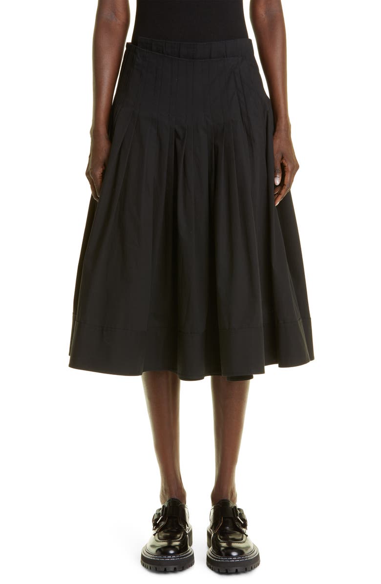 Proenza Schouler Cotton Poplin Wrap Skirt, Main, color, 
