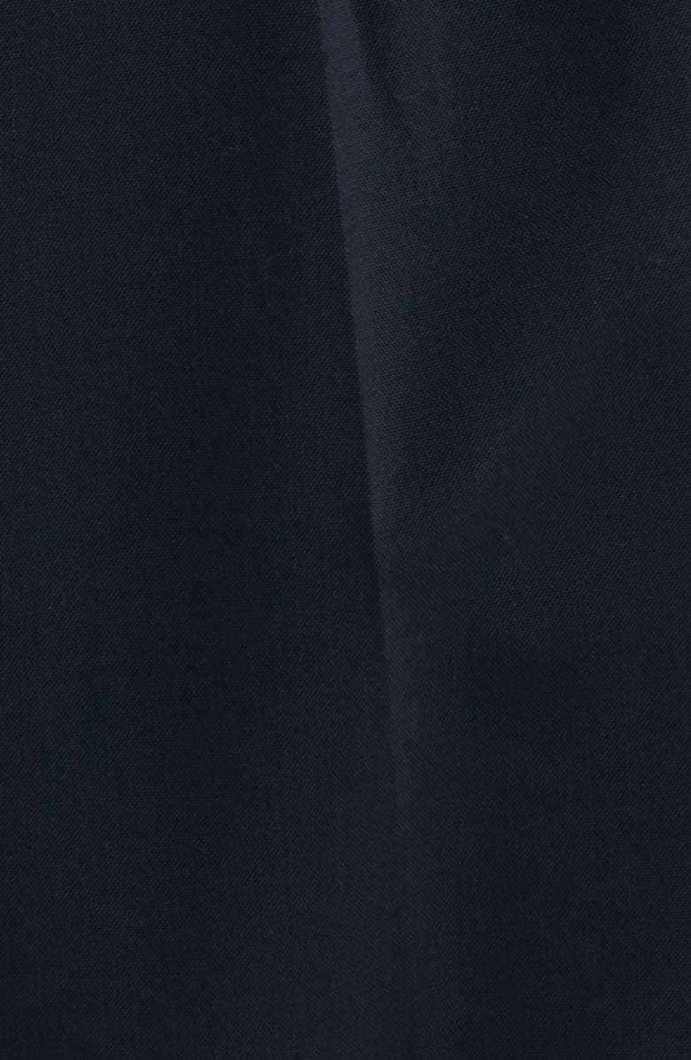 FRAME Pleated Wool Wide Leg Pants, Alternate, color, Dark Navy