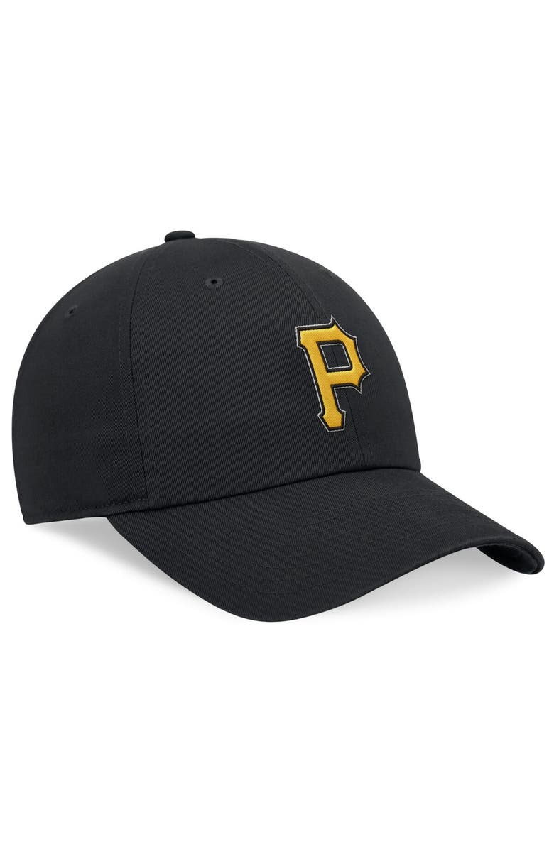 Nike Men's Nike Black Pittsburgh Pirates Evergreen Club Adjustable Hat, Alternate, color, 