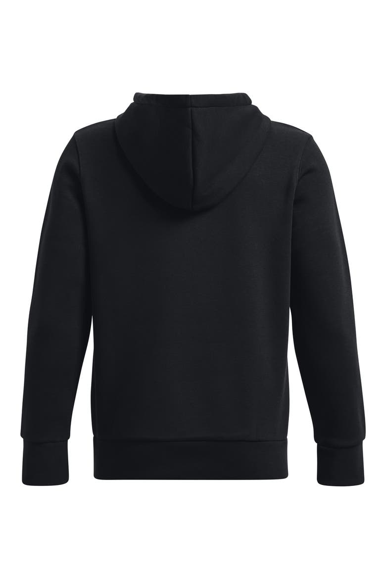 Kids' Icon Cotton Blend Fleece Hoodie, Alternate, color, BLACK
