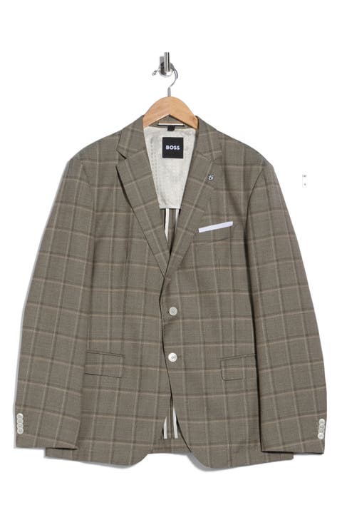 Hutson Slim Fit Plaid Sport Coat