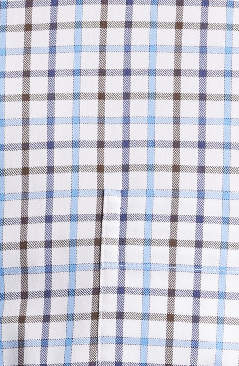 Peter Millar Calgary Crown Lite Check Stretch Button-Down Shirt, Alternate, color,