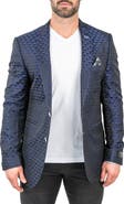 Maceoo Socrate Skull Blue Blazer