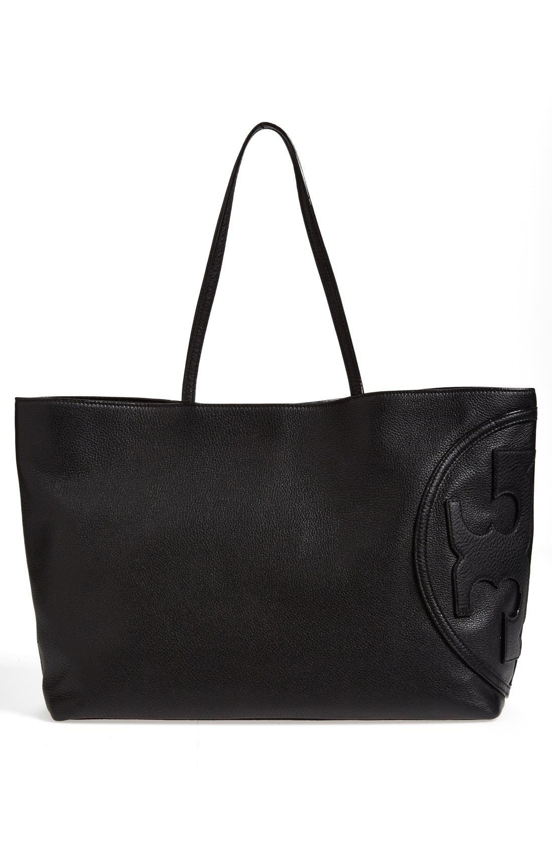 Tory Burch 'All T' Leather Tote, Alternate, color, 