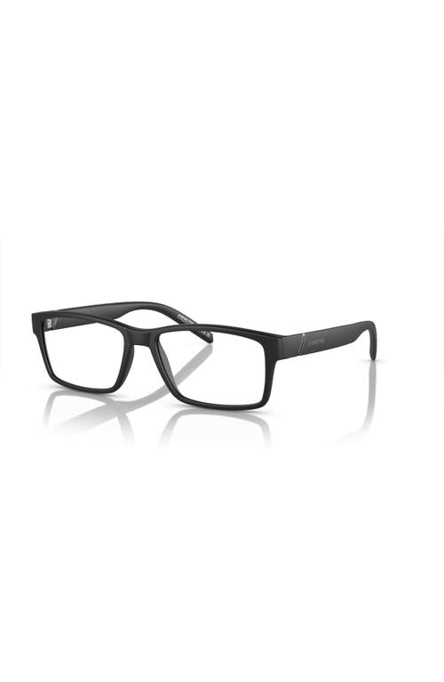 Arnette 52mm Rectangle Optical Glasses In Black