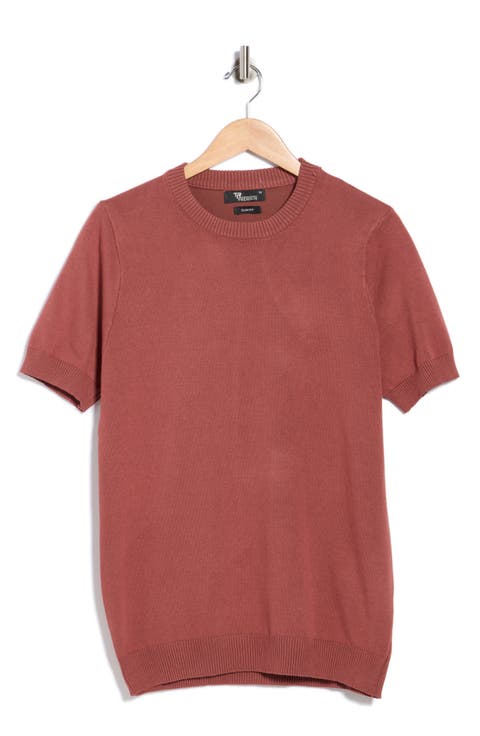 Short Sleeve Knit Sweater