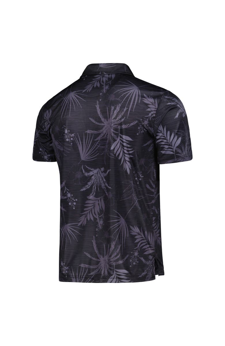 COLOSSEUM Men's Colosseum Black Iowa Hawkeyes Palms Team Polo, Alternate, color, Black