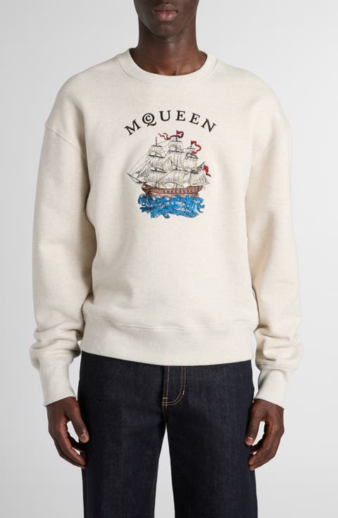 Sailor Tattoo Embroidered Sweatshirt