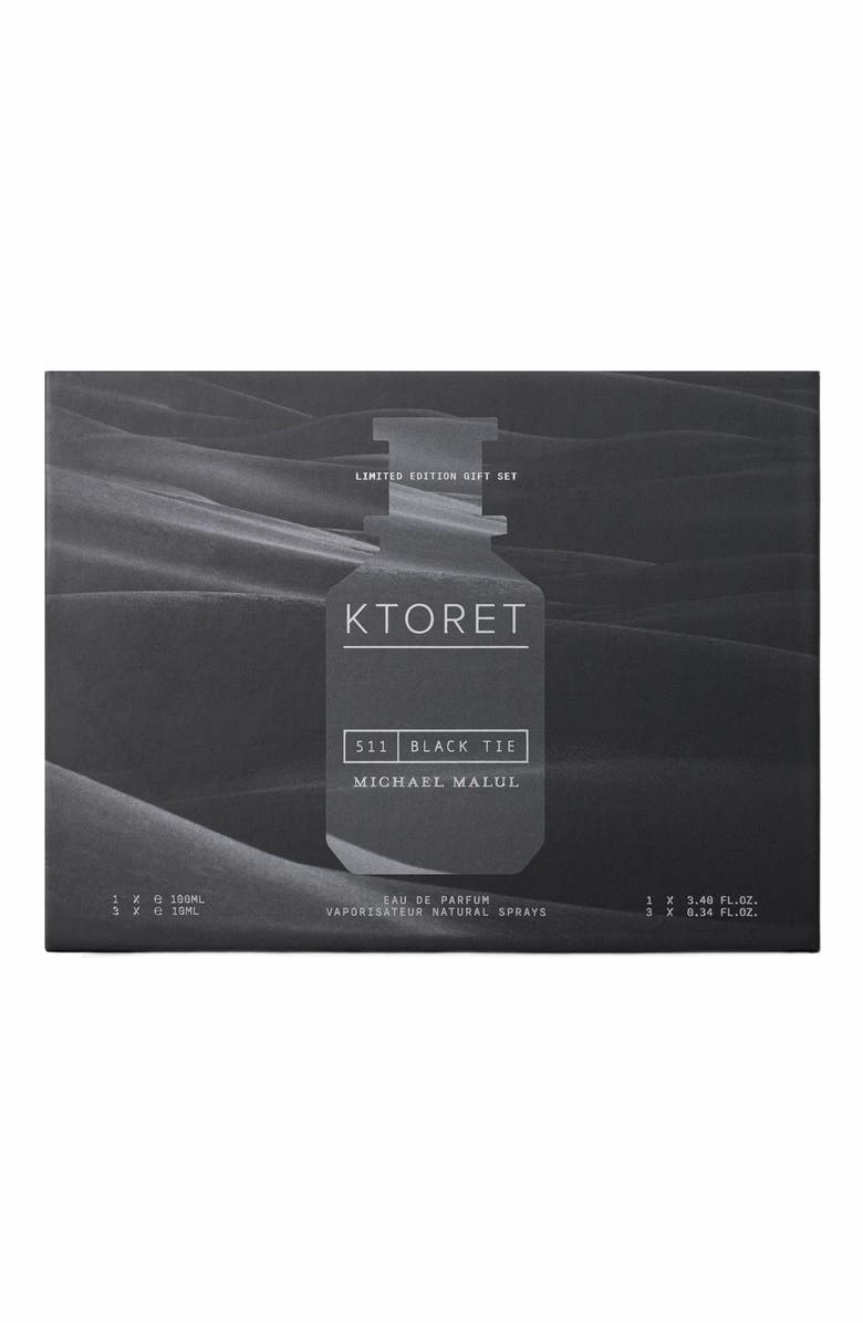 Michael Malul Black Tie Gift Set, Main, color, NO COLOR