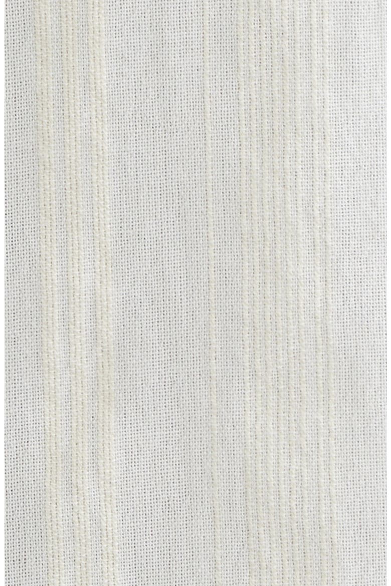 Cru Textured Stripe Short Sleeve Cotton Dobby Button-Up Shirt, Alternate, color, OFF WHITE