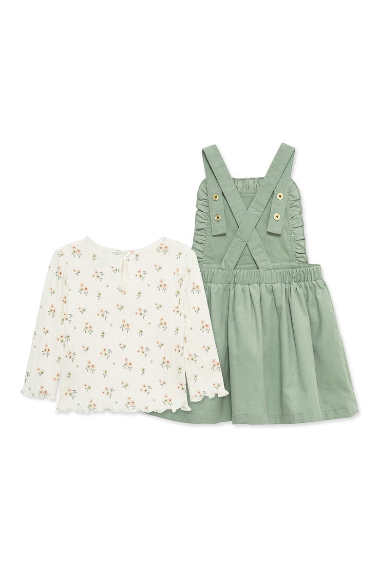 Kids' Garden Jumper & T-Shirt Set, Alternate, color, GREEN