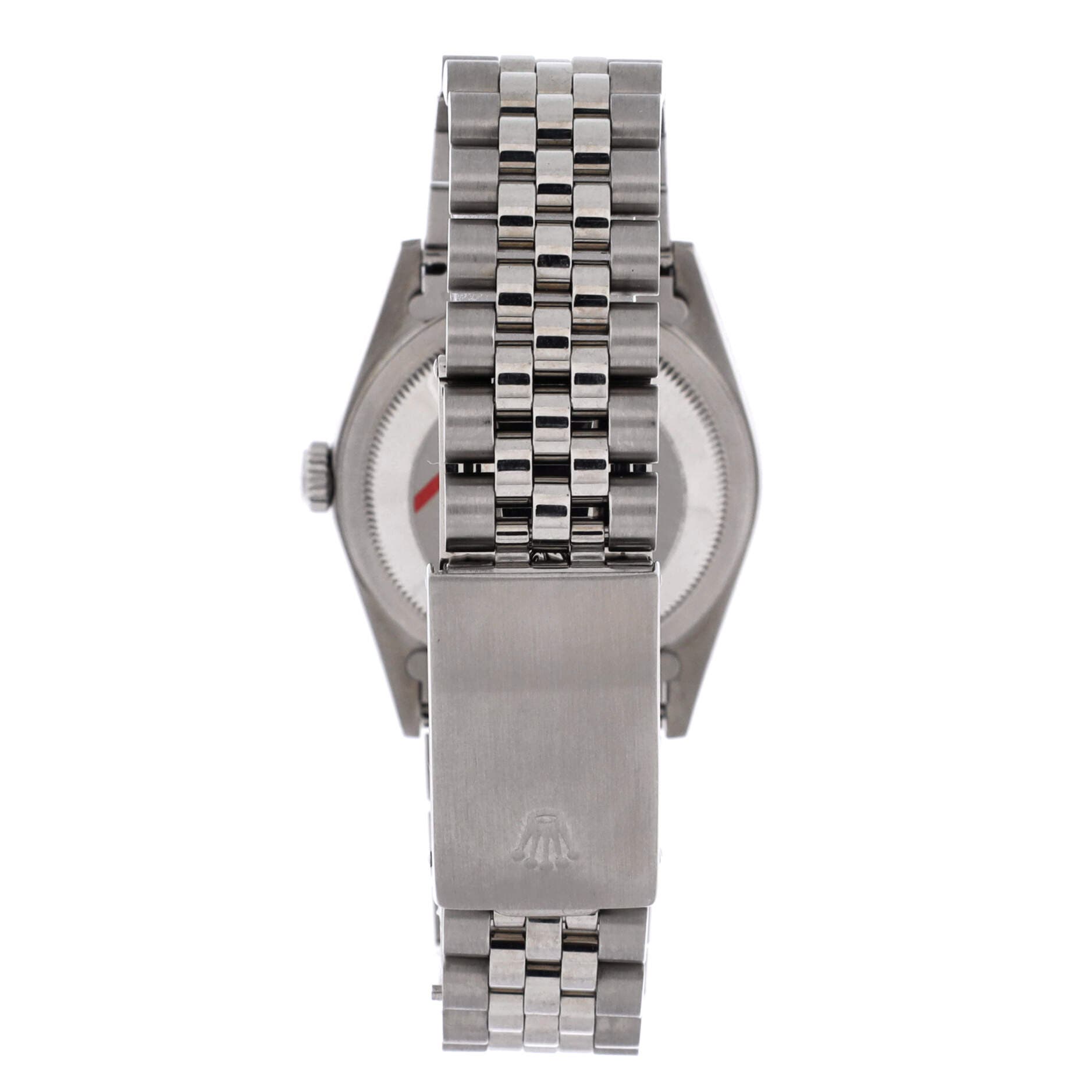 Oyster Perpetual Datejust Automatic Watch Stainless Steel and White Gold with Diamond Markers 36, Alternate, color, Metallic Silver