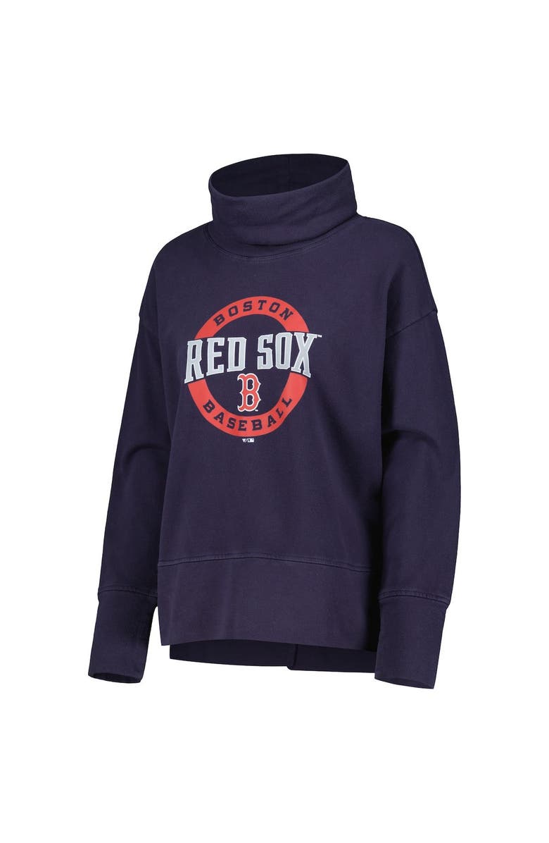 LEVELWEAR Women's Levelwear Navy Boston Red Sox Sunset Farm Team Pullover Sweatshirt, Alternate, color, Navy