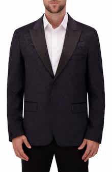 Report Collection Embossed Velvet Sport Coat