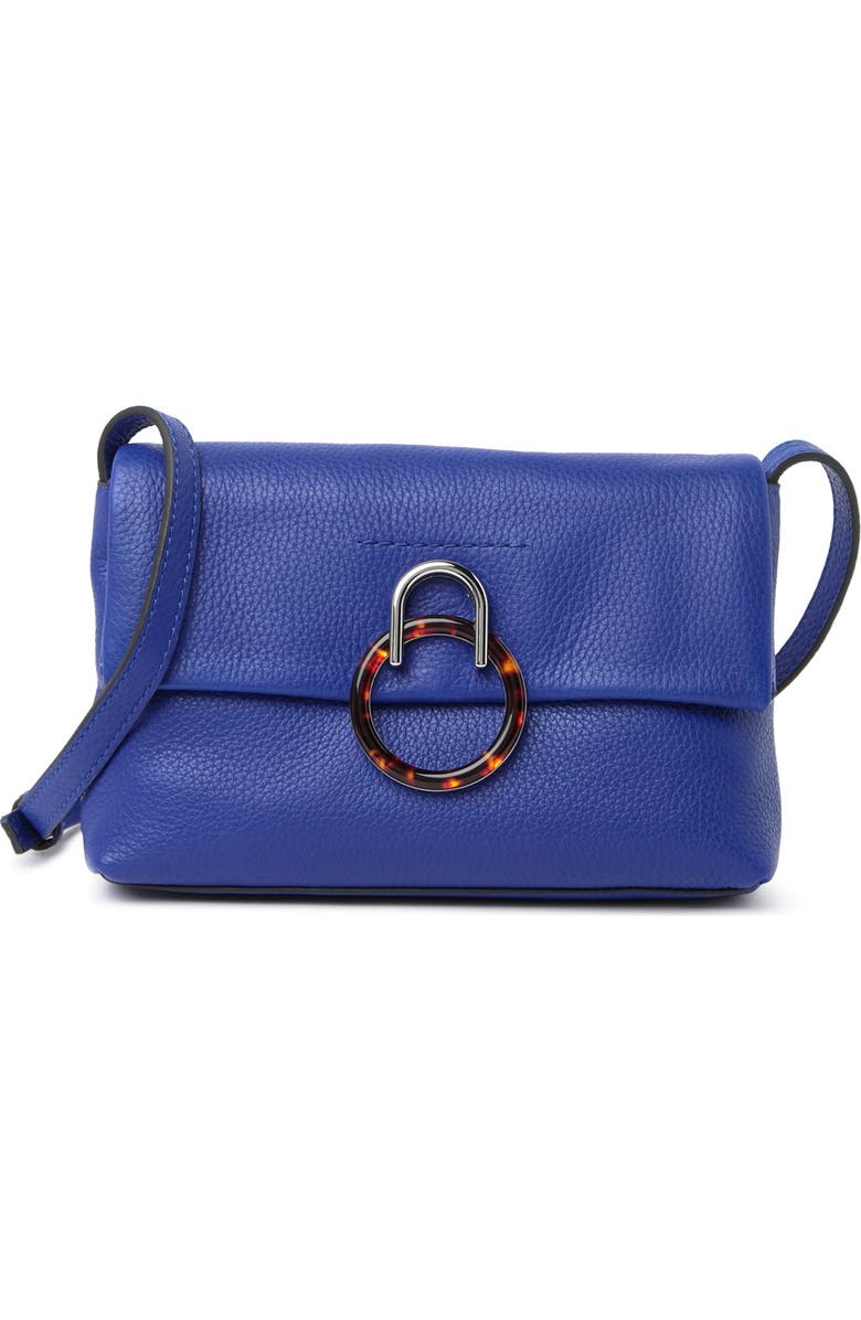 Vince Camuto Plum Leather Crossbody Bag, Main, color,