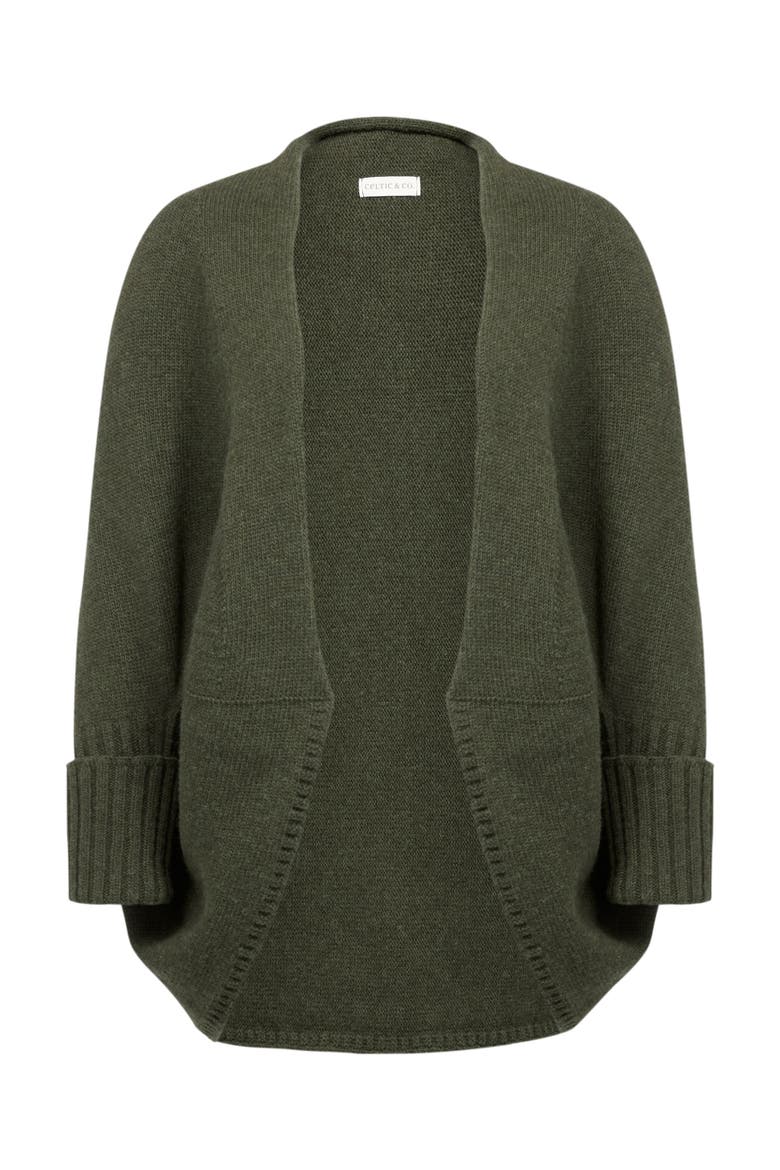 Supersoft Cocoon Cardigan, Alternate, color, OLIVE