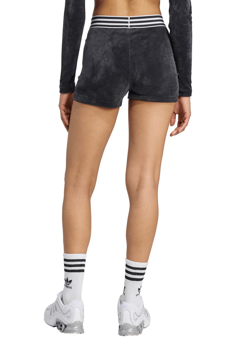 adidas Winterized Booty Shorts, Alternate, color, Black