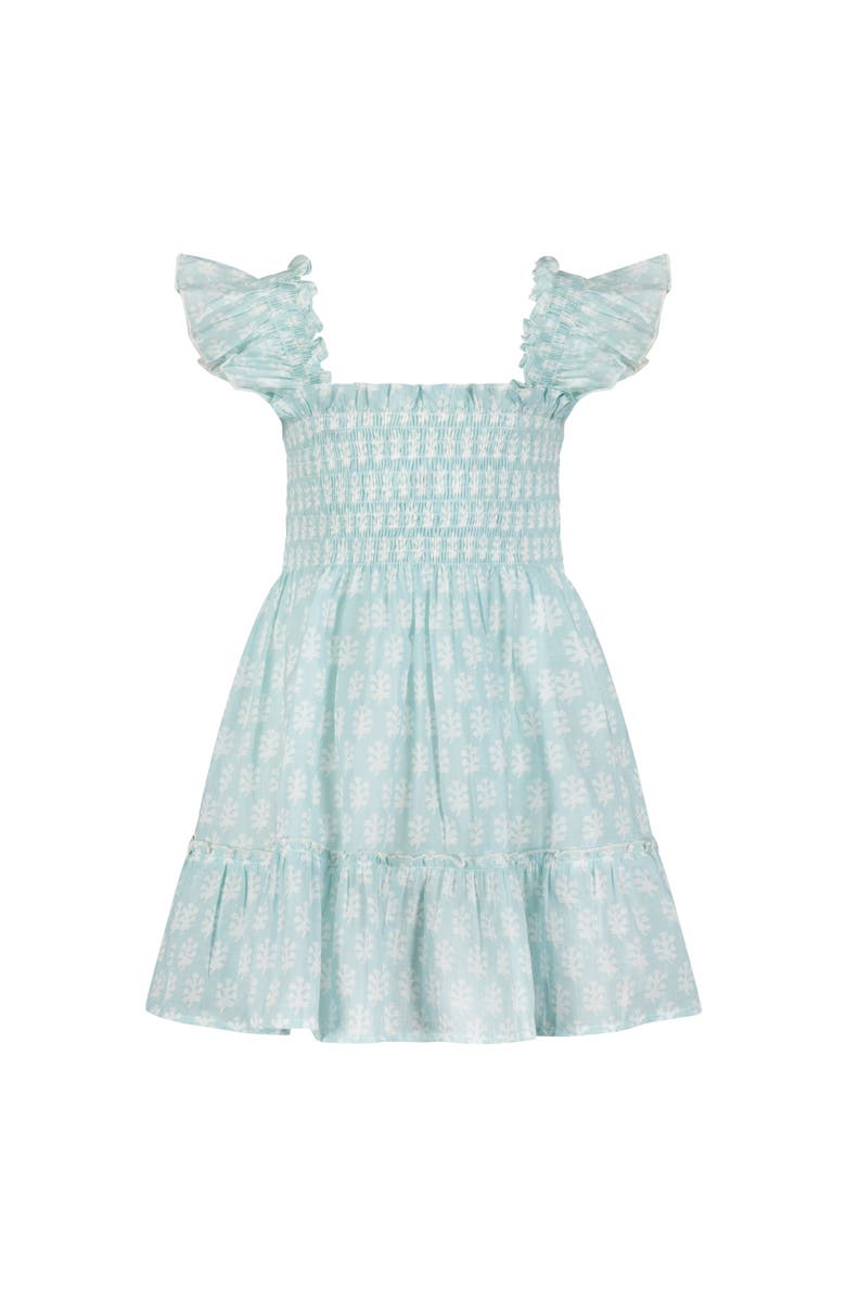 Mer St. Barth Mini Paloma Dress, Main, color, Green