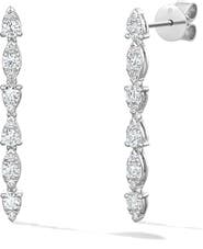 HEARTS ON FIRE Aerial Diamond Dewdrop Linear Earrings