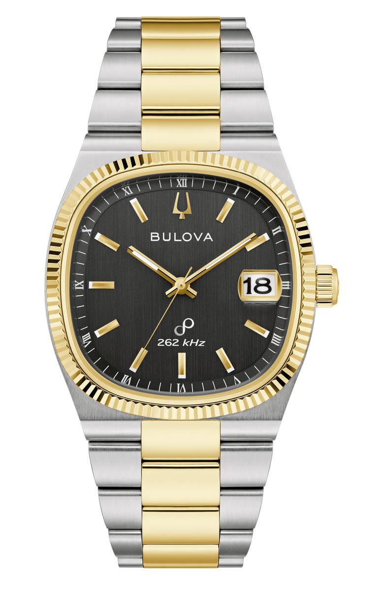 BULOVA Super Seville Two-Tone Bracelet Watch, 37.5mm, Main, color, Two-Tone