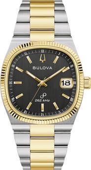 BULOVA Super Seville Two-Tone Bracelet Watch, 37.5mm